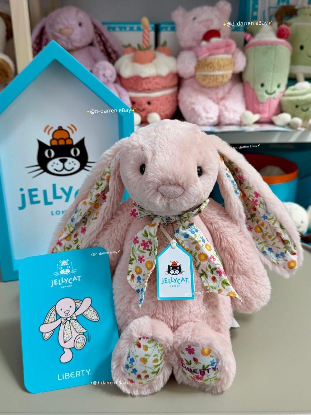 Jellycat × Liberty Mirabelle Bunny (London Exclusive). Brand new with tag